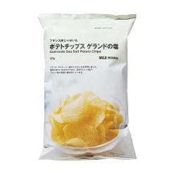 Chips, Snacks Et Fruits À Coque^Muji Chips ondulées au sel de Guérande