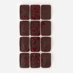 Chocolat Et Bonbons^Muji Chocolats noirs fourrés à la framboise et au fruit de la passion