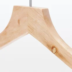 Produits D'Entretien Des Vêtements^Muji Cintres en bois avec encoches (Lot de 5)