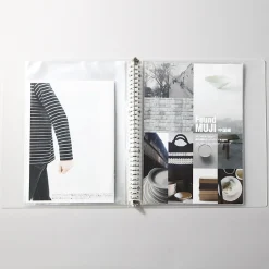 Classeurs^Muji Classeur à anneaux A4 30 trous en PP