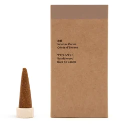 Diffuseurs Et Parfums D'Ambiance^Muji Cônes d'encens au bois de santal - Lot de 20