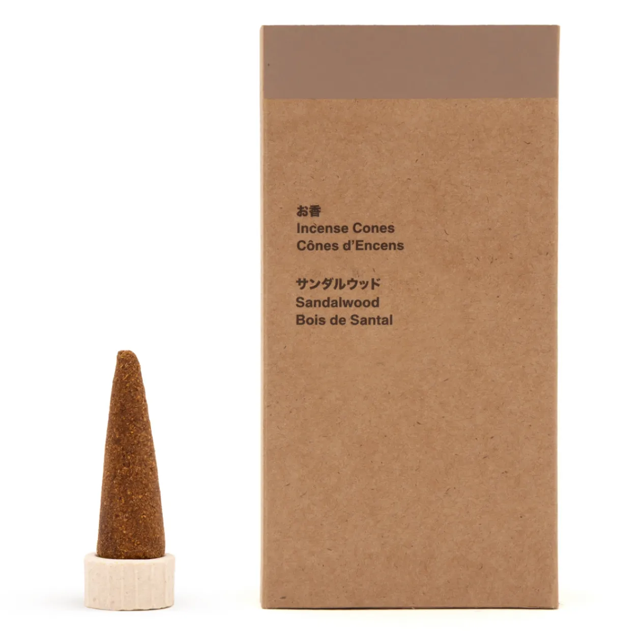 Diffuseurs Et Parfums D'Ambiance^Muji Cônes d'encens au bois de santal - Lot de 20