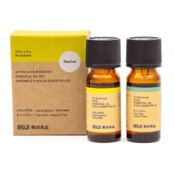 Huiles Essentielles^Muji Coffret d'huiles essentielles revitalisantes (Agrumes)