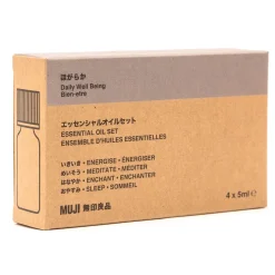 Huiles Essentielles^Muji Coffret d'huiles essentielles bien‐être quotidien