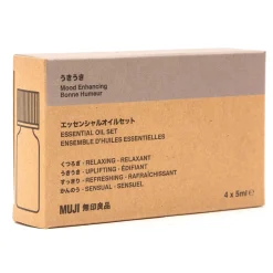 Huiles Essentielles^Muji Coffret d'huiles essentielles stimulantes pour l'humeur