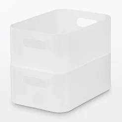 Petits Rangements En Polypropylène^Muji Corbeille en PP à poignées