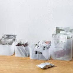 Petits Rangements En Polypropylène^Muji Corbeille en PP à poignées