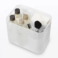 Petits Rangements En Polypropylène^Muji Corbeille en PP à poignées L15X P22X H16.9cm