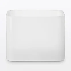 Petits Rangements En Polypropylène^Muji Corbeille en PP à poignées L15X P22X H16.9cm