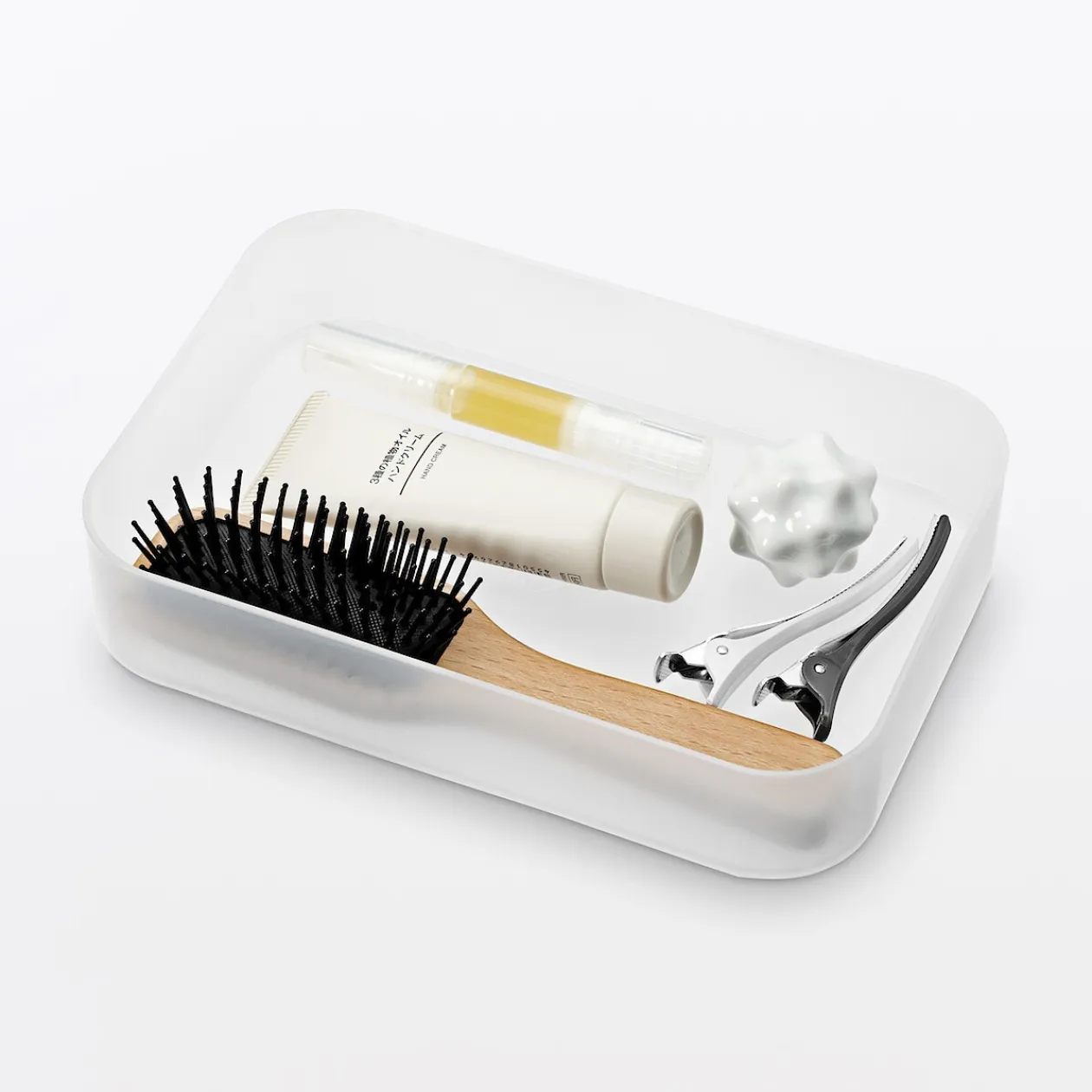 Petits Rangements En Polypropylène^Muji Corbeille plateau en PP L15X P22X H4.5cm