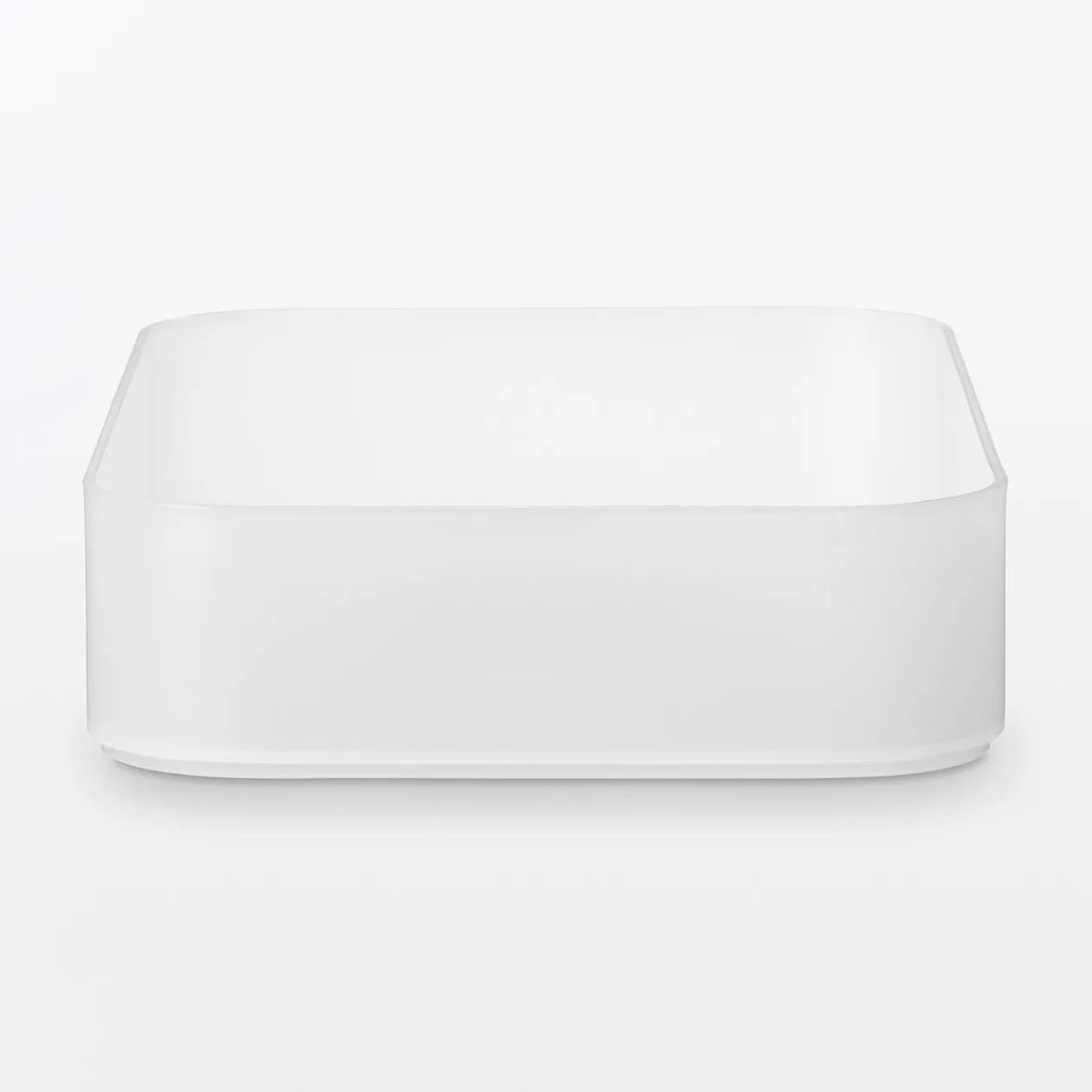 Petits Rangements En Polypropylène^Muji Corbeille plateau en PP L15X P22X H4.5cm