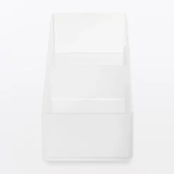 Boîtes Et Rangement De Bureau^Muji Corbeille PP avec séparateur  3 ‐ 6.7x20x4 cm