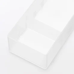 Boîtes Et Rangement De Bureau^Muji Corbeille PP avec séparateur  3 ‐ 6.7x20x4 cm