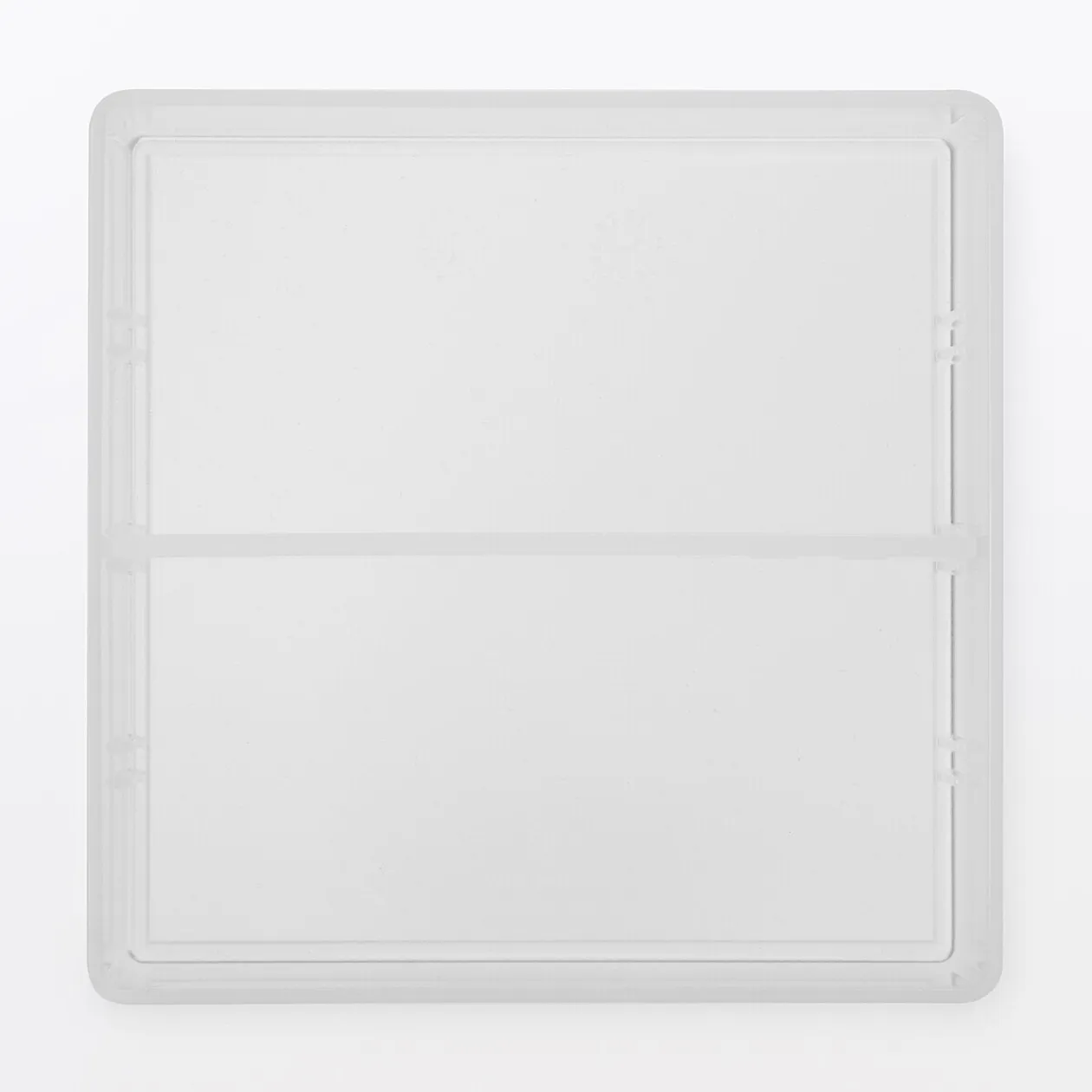 Boîtes Et Rangement De Bureau^Muji Corbeille PP avec séparateur 1 ‐ 10x10x4cm