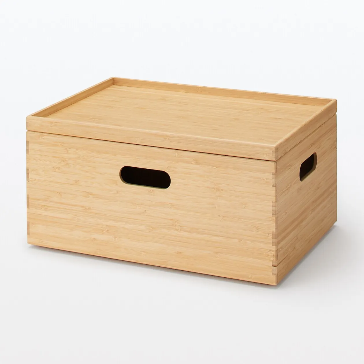 Rangements En Bois|Boîtes Et Rangement De Bureau^Muji Couvercle empilable en bambou‐ 37cm