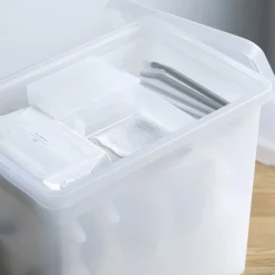 Rangements En Polypropylène^Muji Couvercle pour boîte de rangement ouverte en PP ‐ 25cm