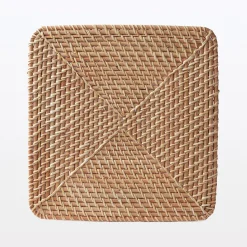 Rangements En Rotin^Muji Couvercle pour panier en rotin L35X P36X H3cm