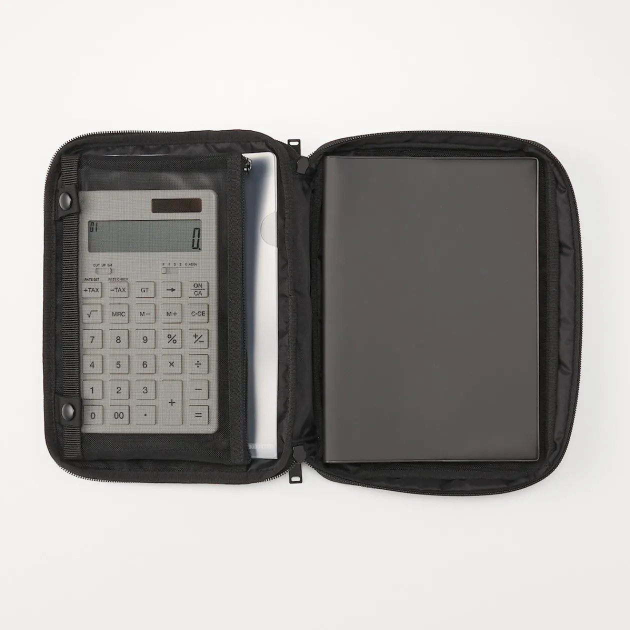 Agendas Et Calendriers^Muji Couverture d``agenda en polyester avec étui à stylo A5