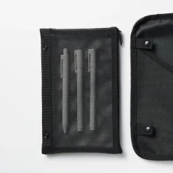 Agendas Et Calendriers^Muji Couverture d``agenda en polyester avec étui à stylo A5