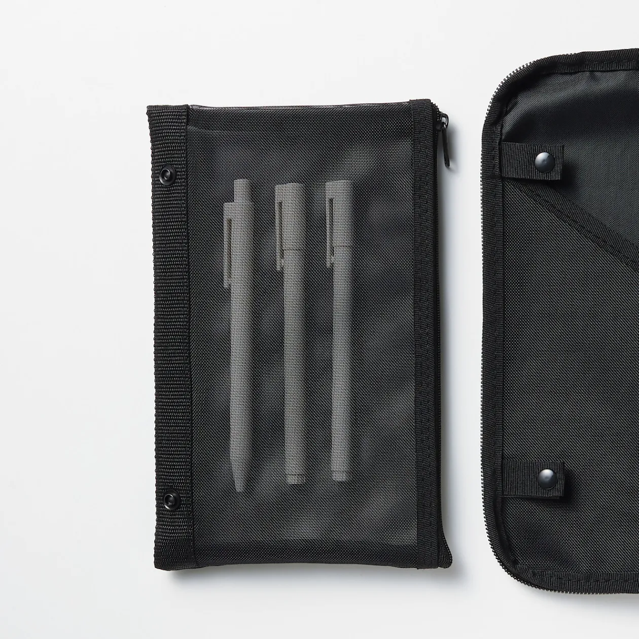 Agendas Et Calendriers^Muji Couverture d``agenda en polyester avec étui à stylo A5