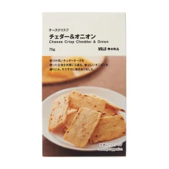 Chips, Snacks Et Fruits À Coque^Muji Craquants au fromage ‐ Cheddar & Oignon 70g