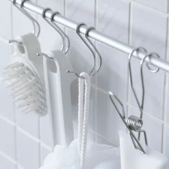 Solutions De Rangement Pour Vêtements|Produits D'Entretien Des Vêtements^Muji Crochets à pince en acier inoxydable (Lot de 4)