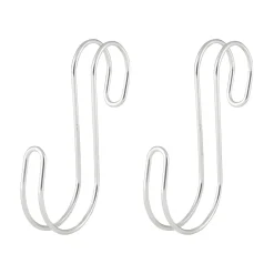 Solutions De Rangement Pour Vêtements|Produits D'Entretien Des Vêtements^Muji Crochets en acier inoxydable (Lot de 2) One Colour
