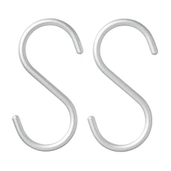 Solutions De Rangement Pour Vêtements|Produits D'Entretien Des Vêtements^Muji Crochets en aluminium (Lot de 2)