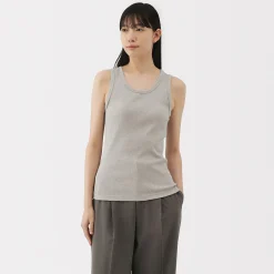 Hauts Et T‐Shirts^Muji Débardeur côtelé pour femme