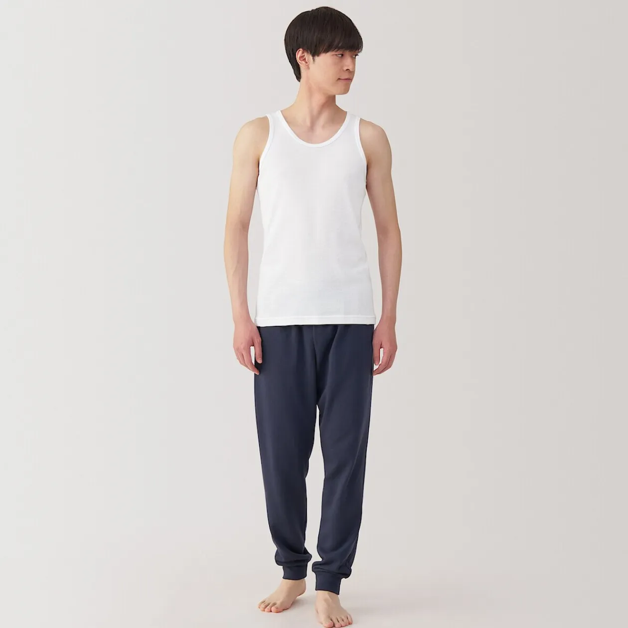 Sous‐Vêtements^Muji Débardeur en coton respirant pour homme