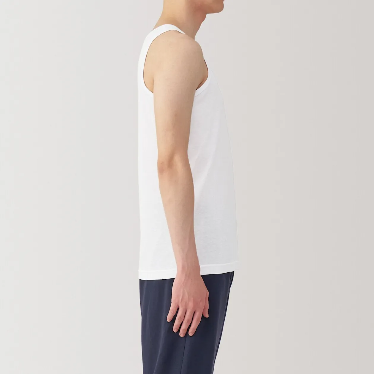 Sous‐Vêtements^Muji Débardeur en coton respirant pour homme