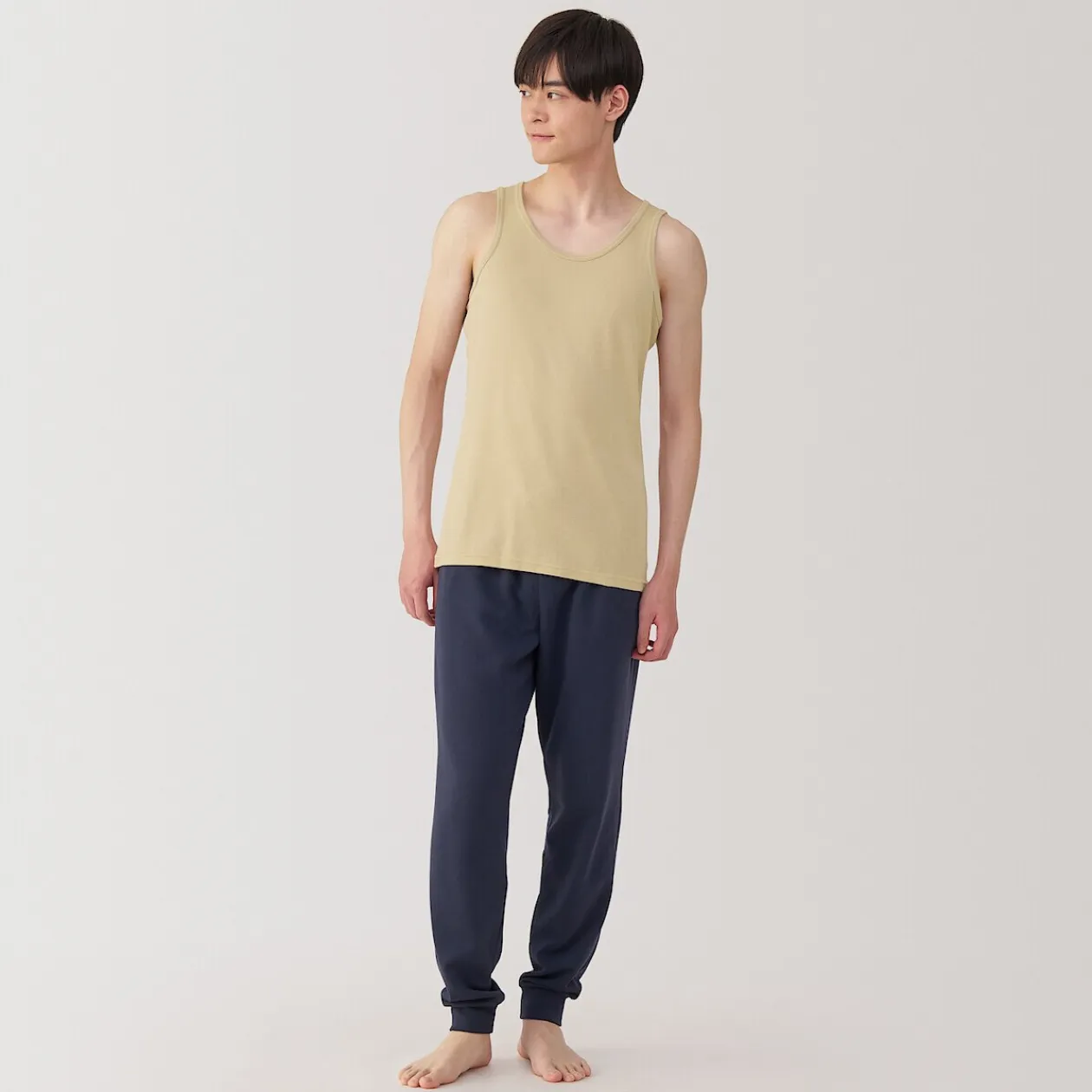 Sous‐Vêtements^Muji Débardeur en coton respirant pour homme