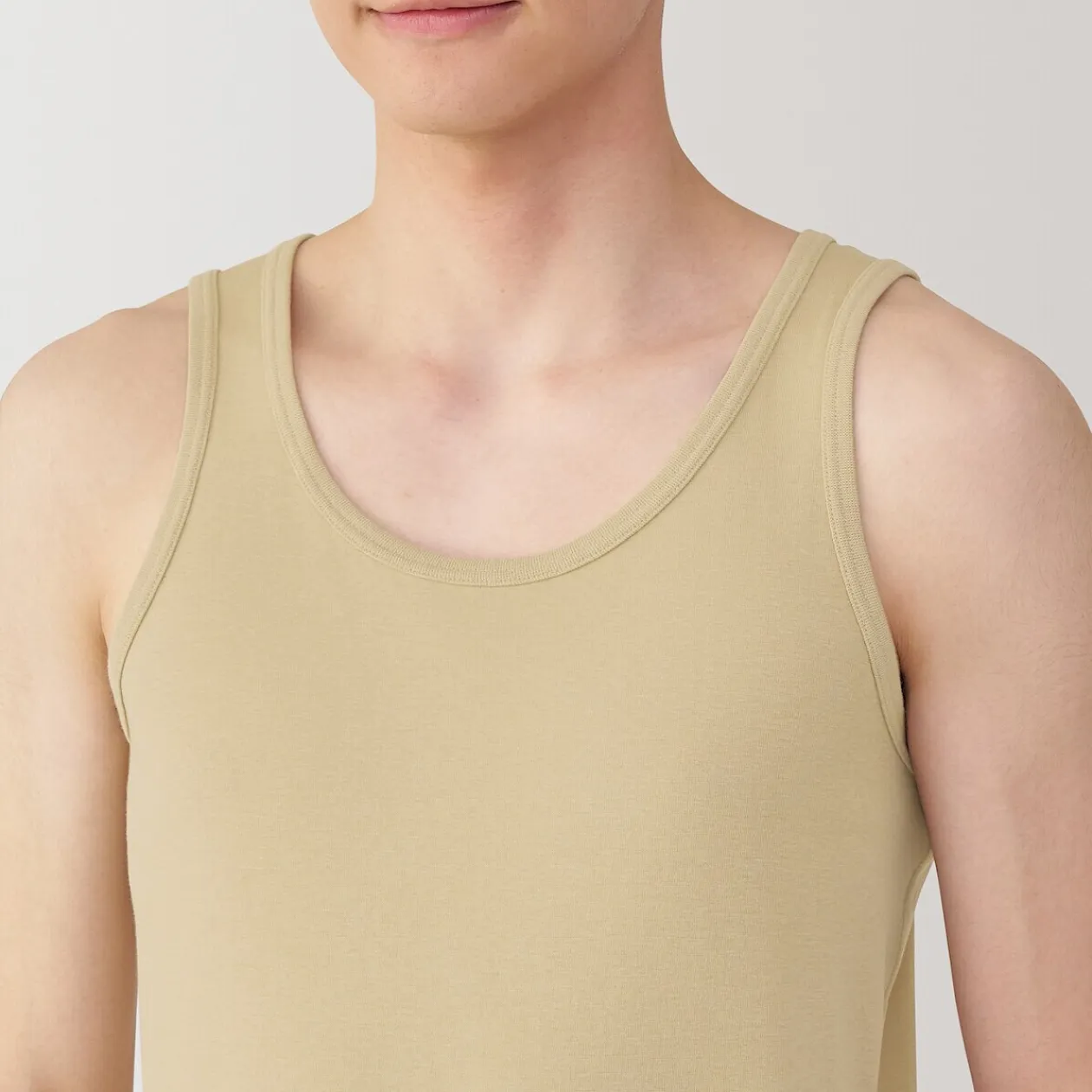 Sous‐Vêtements^Muji Débardeur en coton respirant pour homme