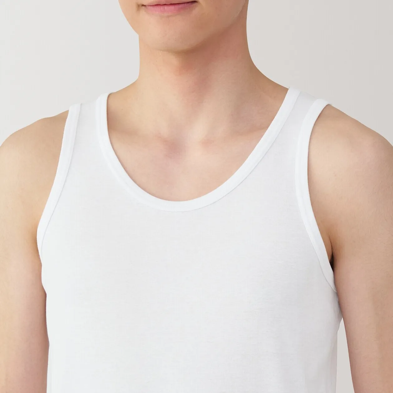 Sous‐Vêtements^Muji Débardeur en coton respirant pour homme