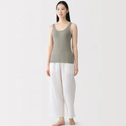 Hauts Et T‐Shirts|Sous‐Vêtements^Muji Débardeur léger en coton évacuation de l’humidité pour femme