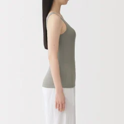 Hauts Et T‐Shirts|Sous‐Vêtements^Muji Débardeur léger en coton évacuation de l’humidité pour femme