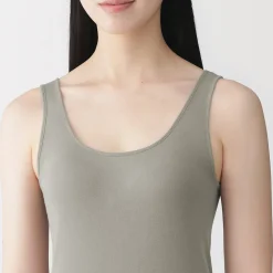 Hauts Et T‐Shirts|Sous‐Vêtements^Muji Débardeur léger en coton évacuation de l’humidité pour femme