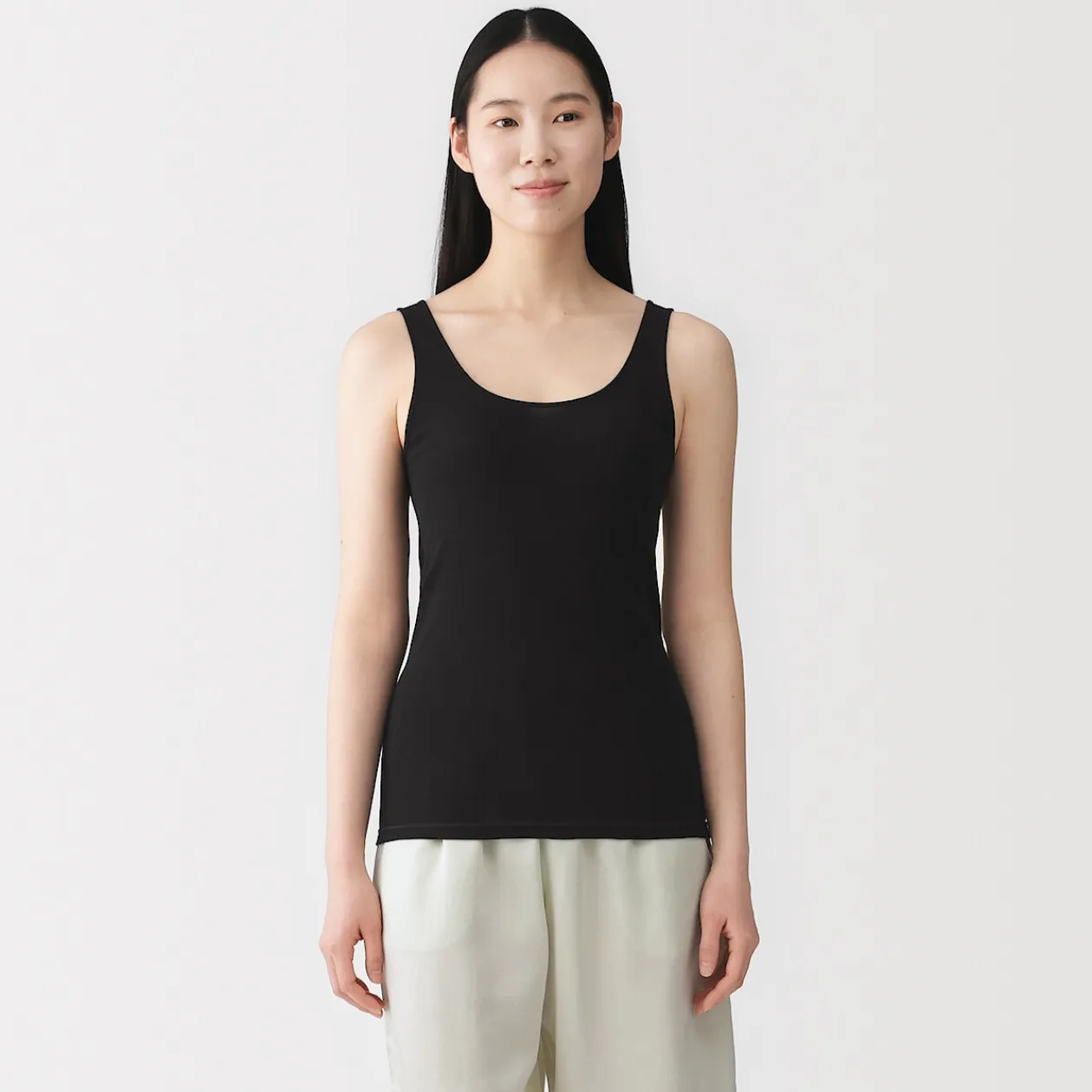 Hauts Et T‐Shirts|Sous‐Vêtements^Muji Débardeur léger en coton évacuation de l’humidité pour femme