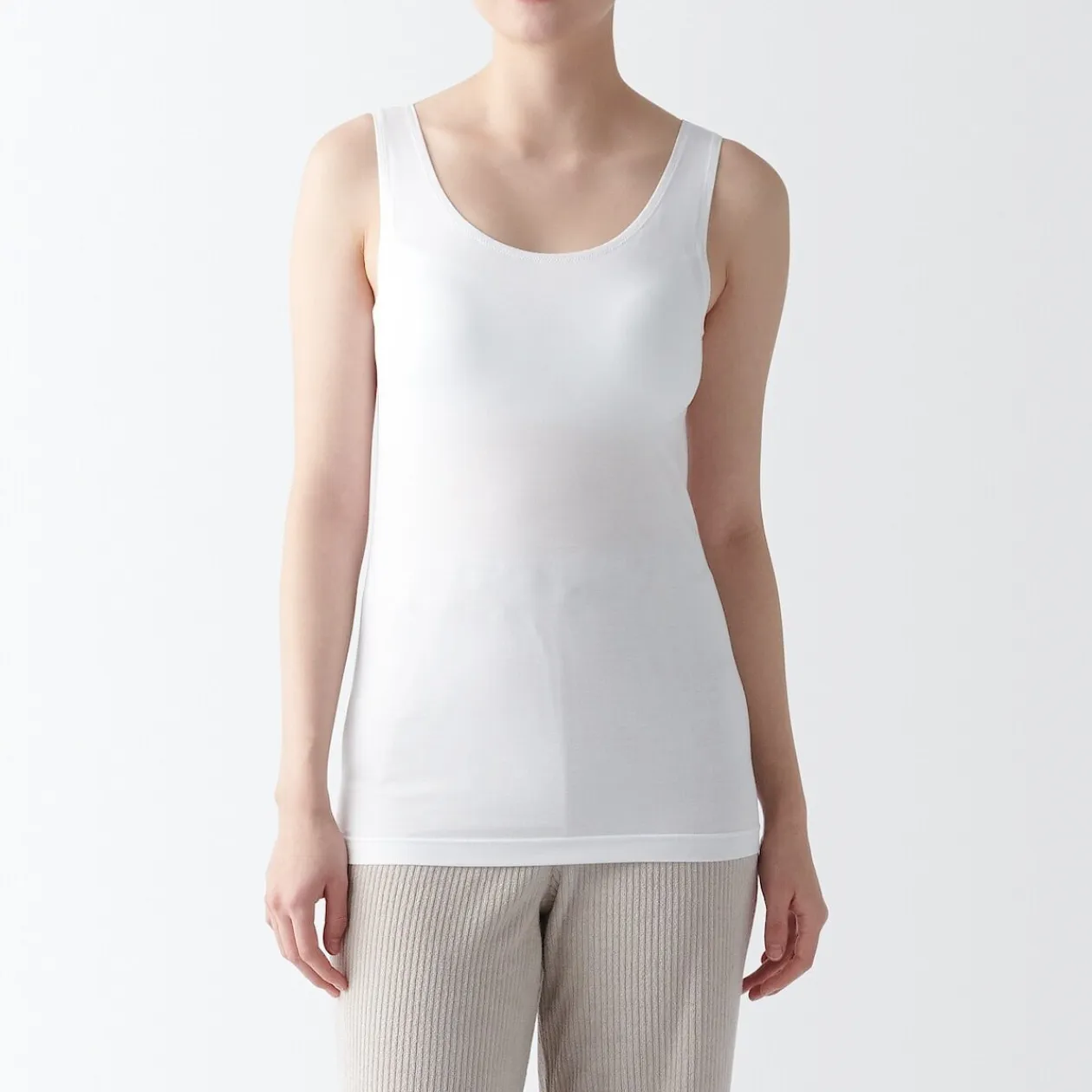 Sous‐Vêtements^Muji Débardeur Lyocell Stretch Smooth Support pour femme.