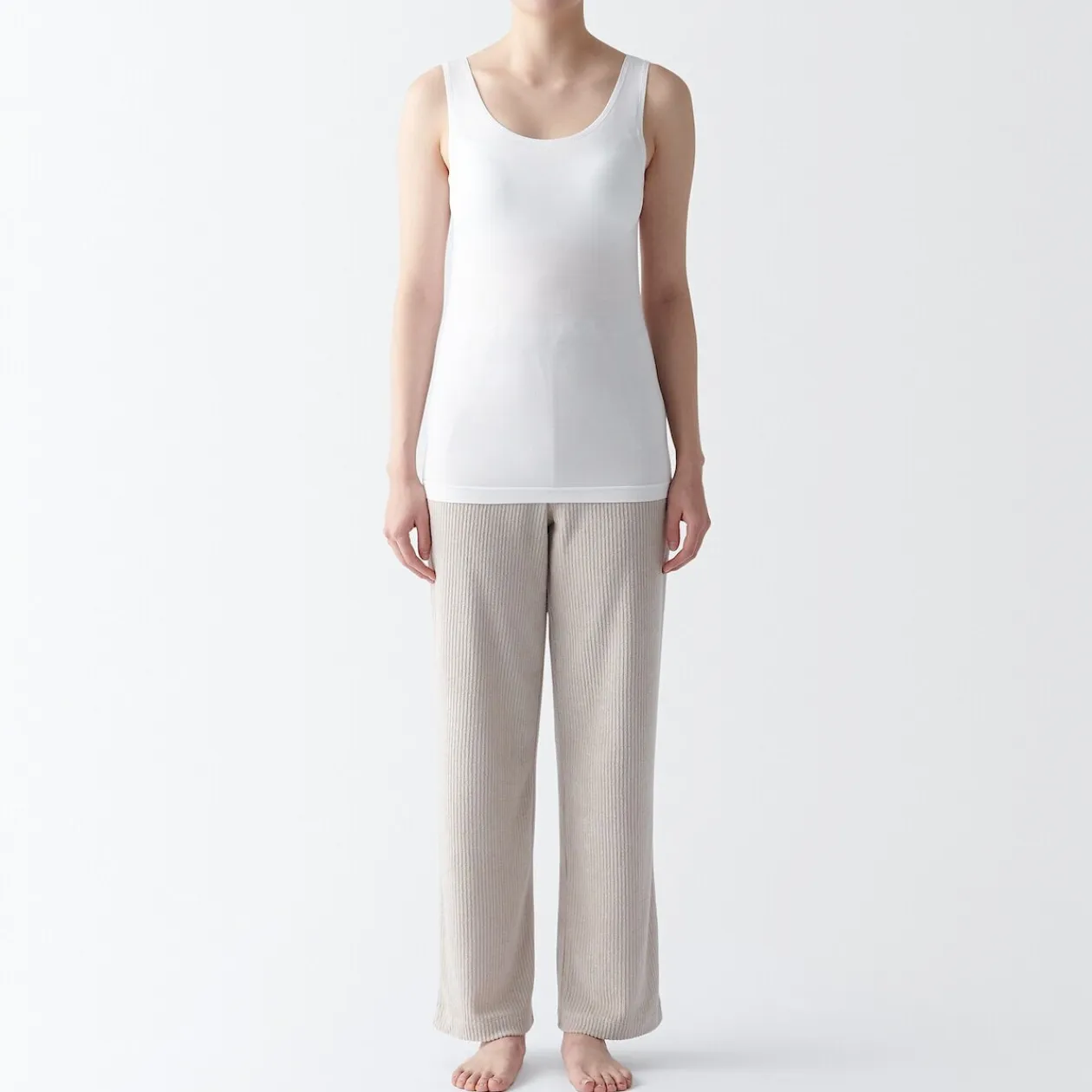 Sous‐Vêtements^Muji Débardeur Lyocell Stretch Smooth Support pour femme.