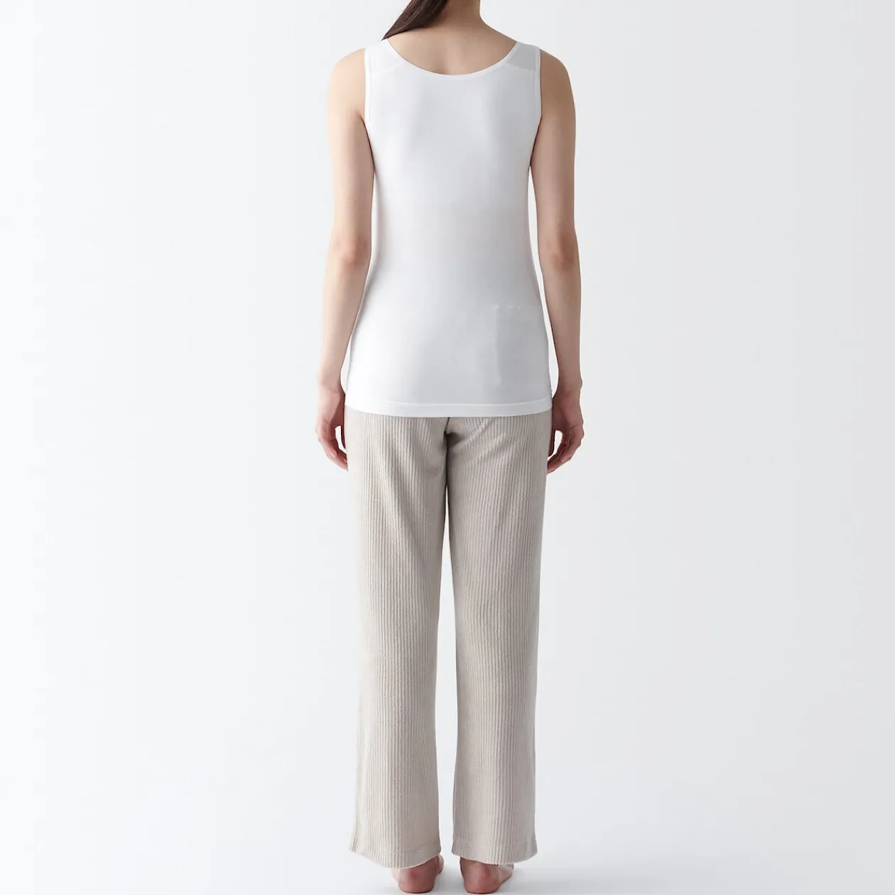 Sous‐Vêtements^Muji Débardeur Lyocell Stretch Smooth Support pour femme.