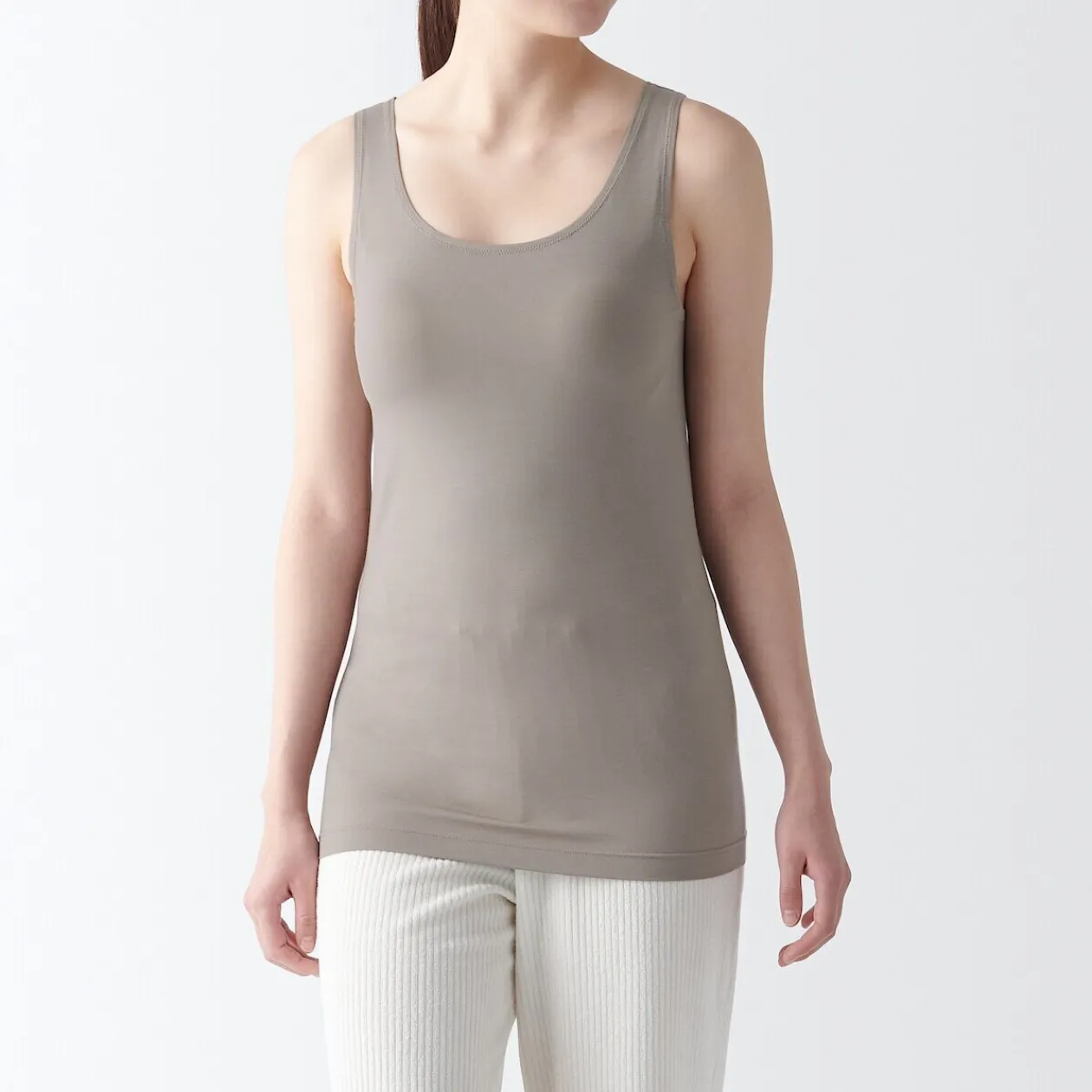 Sous‐Vêtements^Muji Débardeur Lyocell Stretch Smooth Support pour femme.