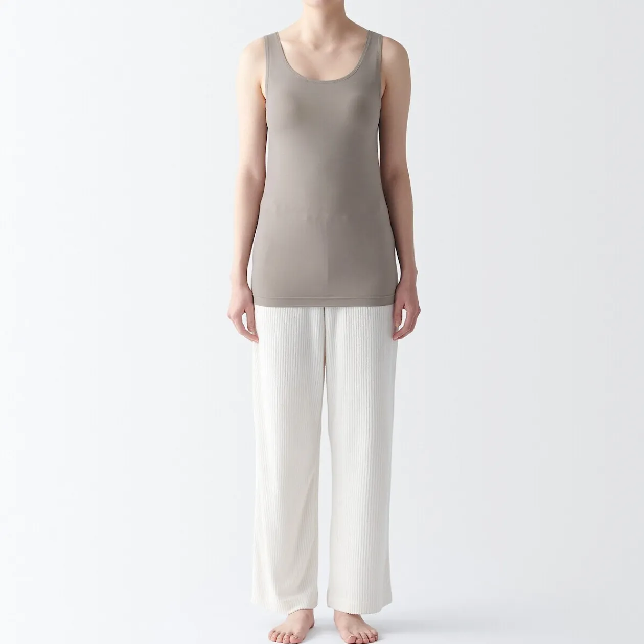 Sous‐Vêtements^Muji Débardeur Lyocell Stretch Smooth Support pour femme.