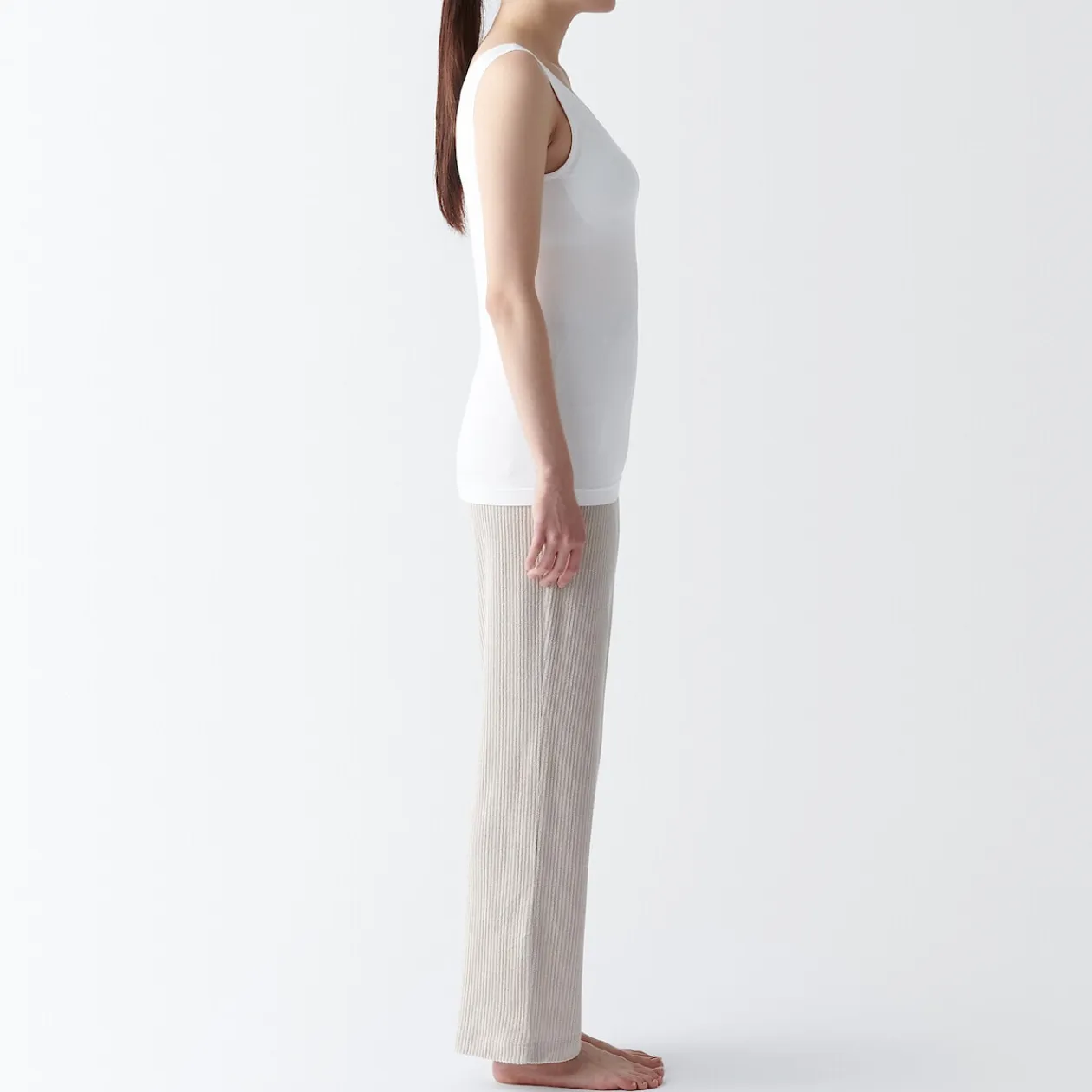 Sous‐Vêtements^Muji Débardeur Lyocell Stretch Smooth Support pour femme.