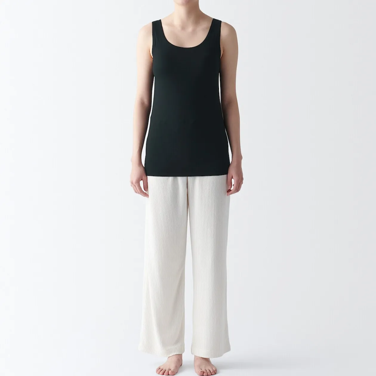 Sous‐Vêtements^Muji Débardeur Lyocell Stretch Smooth Support pour femme.