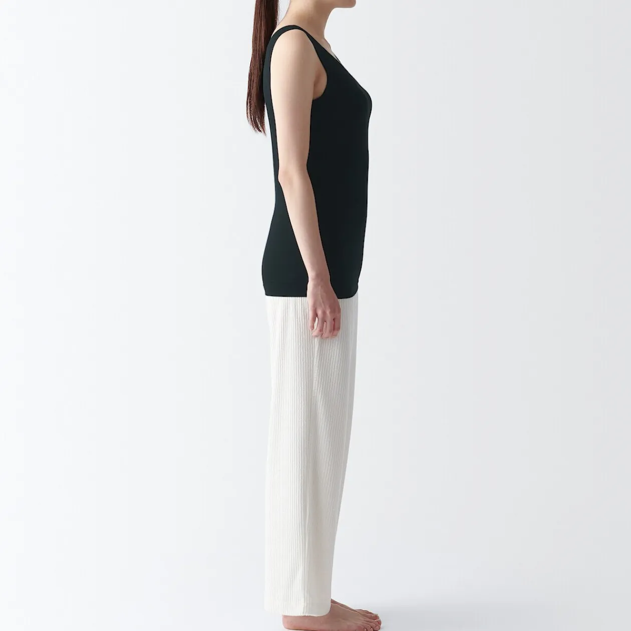 Sous‐Vêtements^Muji Débardeur Lyocell Stretch Smooth Support pour femme.