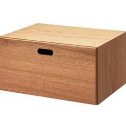 Étagères Modulables En Bois^Muji Demi Bloc‐tiroir en chêne ‐ 1 tiroir (Dont Eco‐Part 0,82€)