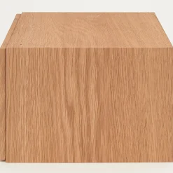 Étagères Modulables En Bois^Muji Demi Bloc‐tiroir en chêne ‐ 1 tiroir (Dont Eco‐Part 0,82€)