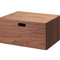 Étagères Modulables En Bois^Muji Demi Bloc‐tiroir en noyer ‐ 1 tiroir (Dont Eco‐part. 0,82 €)