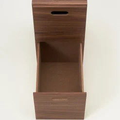 Étagères Modulables En Bois^Muji Demi Bloc‐tiroir en noyer ‐ 2 tiroirs (Dont Eco‐part. 0,82 €)